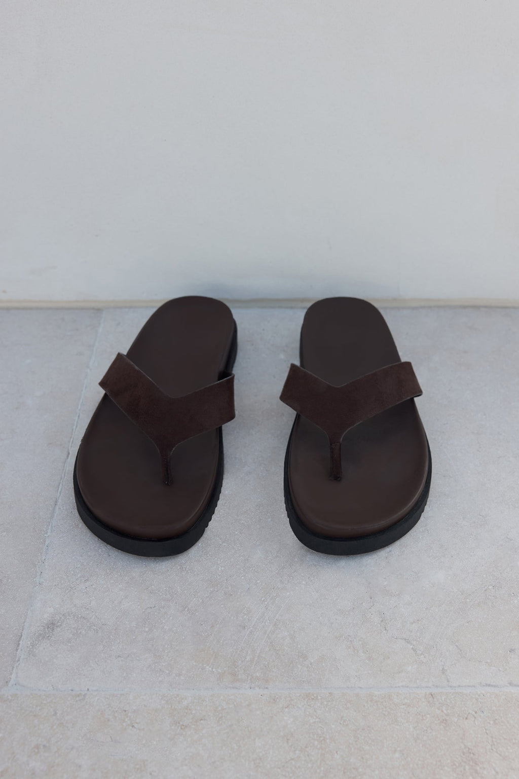 Aila Sandal Dark Cacao Suede