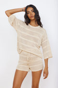 SEVEN WONDERS Samia Top Sand