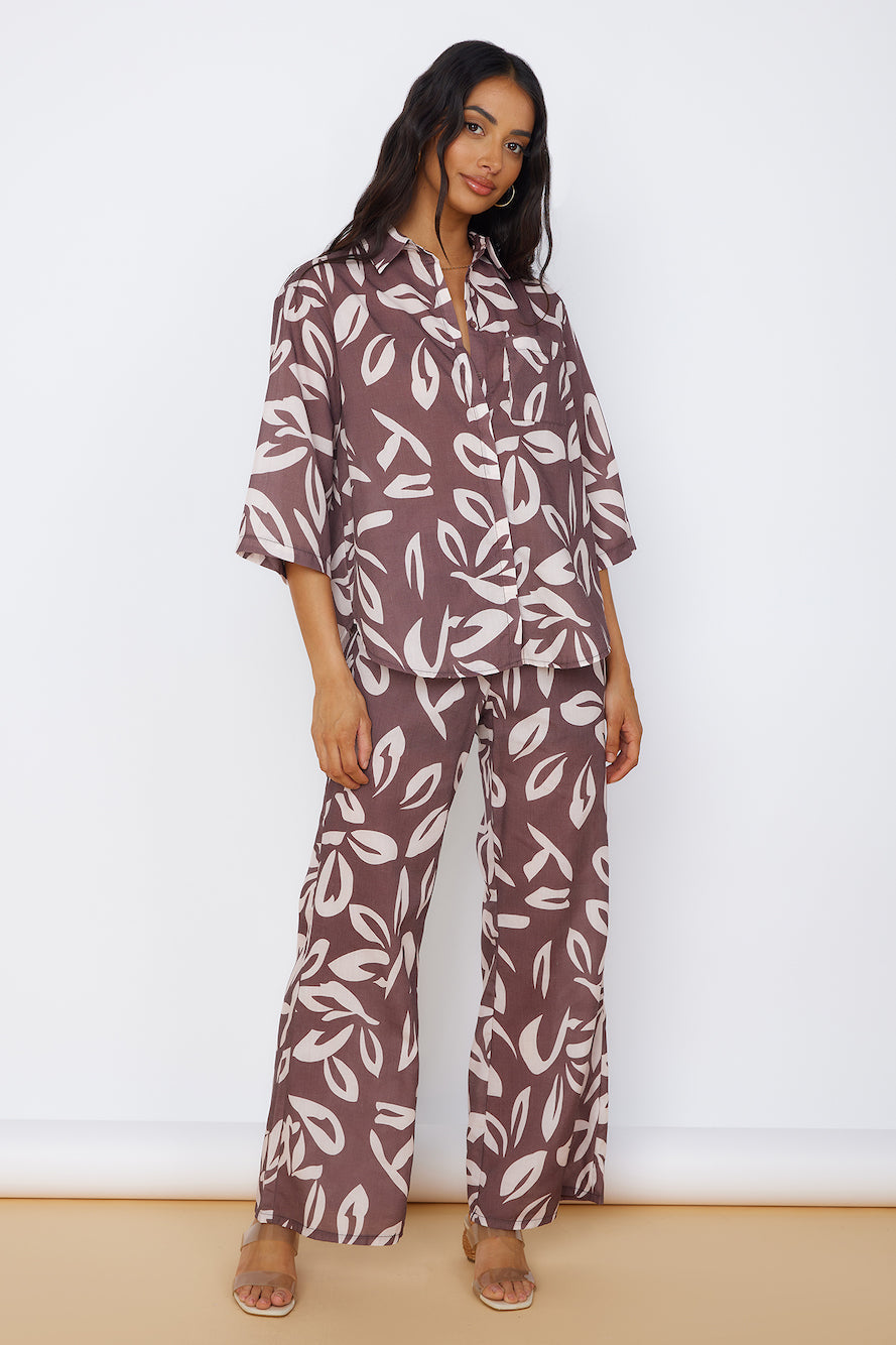 Midnight Enchantment Top Brown