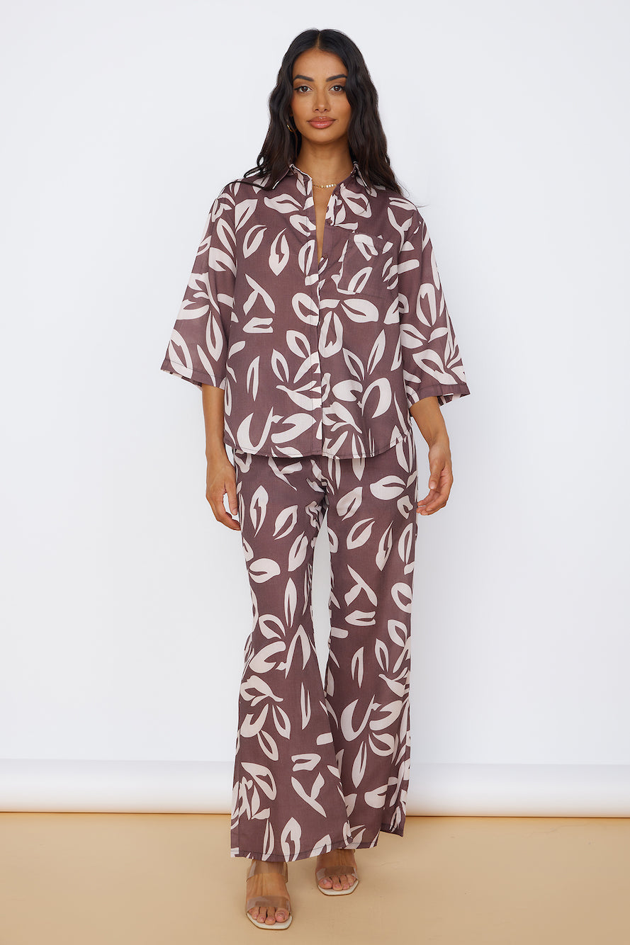 Midnight Enchantment Top Brown