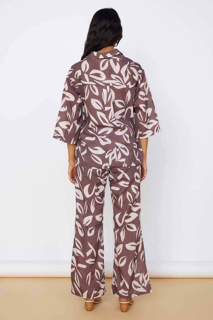 Midnight Enchantment Top Brown