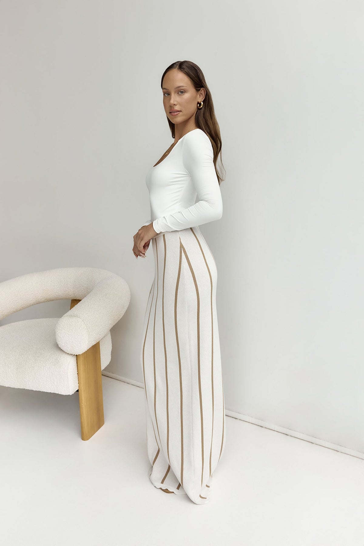 BASE Second Skin Long Sleeve Bodysuit White