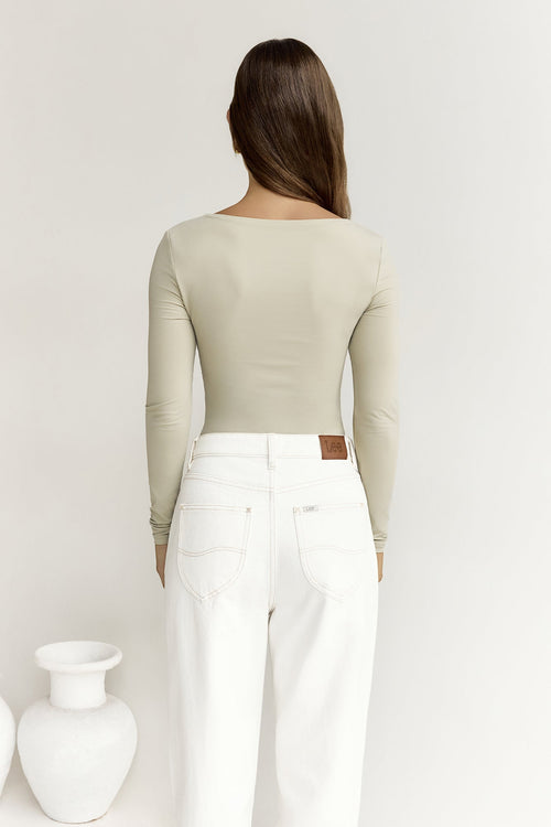 BASE Second Skin Long Sleeve Bodysuit Sage