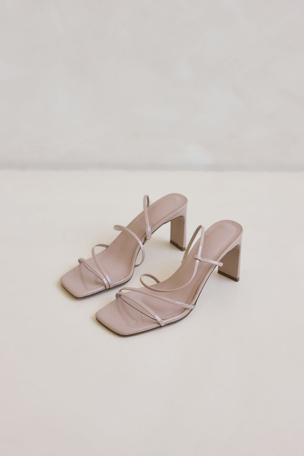 Gracelyn Heel Latte Patent