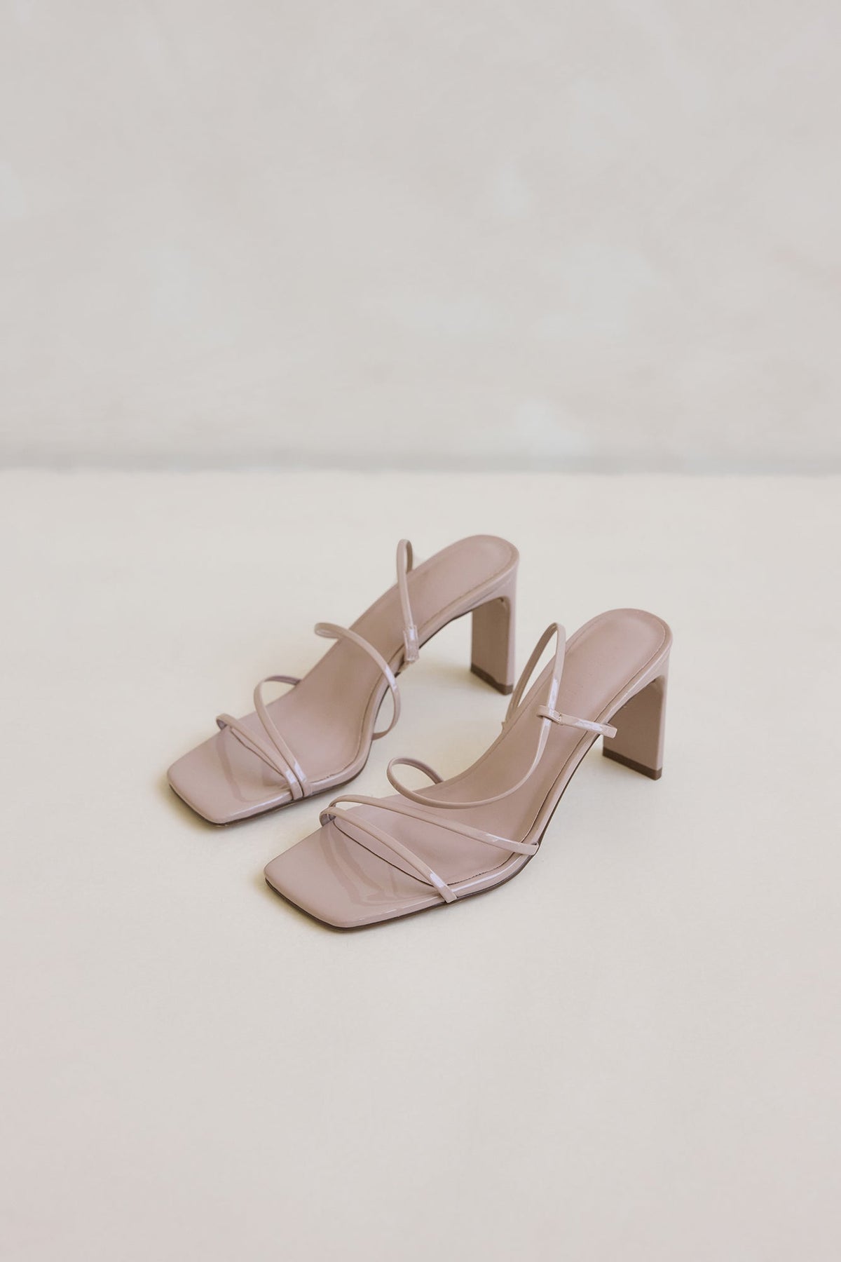 Gracelyn Heel Latte Patent
