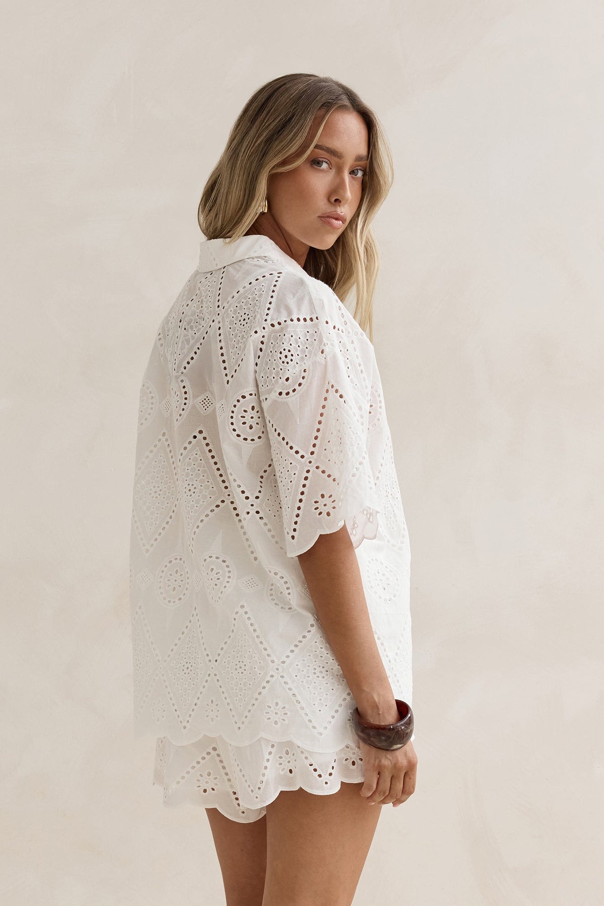 White As Snow Shorts White