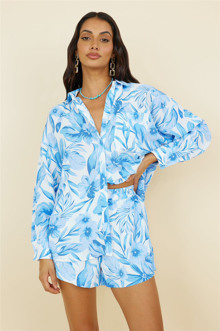 Summer Sweethearts Top Blue