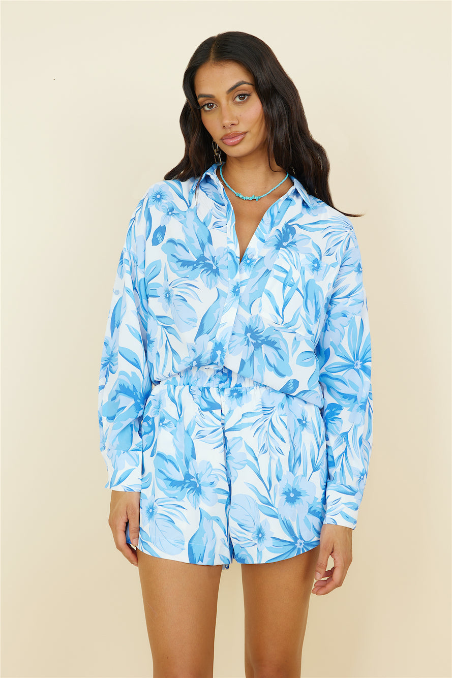 Summer Sweethearts Top Blue