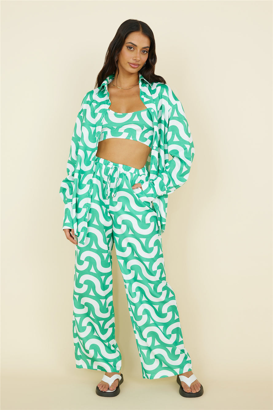 Enchanted Days Shirt Green