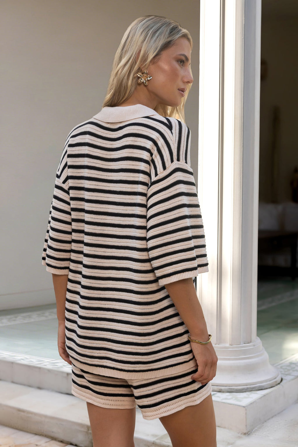 SEVEN WONDERS Cherie Knit Shirt Sand